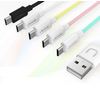 Usams US-SJ098 U-Turn Patvarus TPE universalus mikro USB prie USB duomenų ir greitas 2A įkroviklio laidas, 1 m žalias