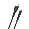 USAMS kabelis U35 microUSB 2A Fast Charge1m juodos spalvos SJ365USB01 (US-SJ365)