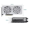 Vaizdo plokštė Palit GeForce RTX 5060Ti balta OC NVIDIA 8GB GDDR7