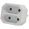 Valueline VLES200C001WH Adapteris 2x lizdams 220V EU