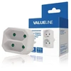 Valueline VLES200C001WH Adapteris 2x lizdams 220V EU