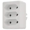 Valueline VLES300C001WH Trišakis adapteris 220V EU