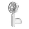 Ventiliatorius Platinet rechargeable fan 1200mAh, baltas/pilkas (45246)