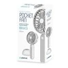 Ventiliatorius Platinet rechargeable fan 1200mAh, baltas/pilkas (45246)