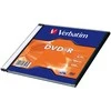 Verbatim DVD-R 4.7GB 16X AZO Matinis Sidabrinis slim box - 43547