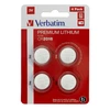 Verbatim CR2016 Lithium Batteries 4pcs