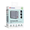 Verbatim – GNC-200 GaN įkroviklis, 4 prievadų, 200 W, USB-A/USB-C
