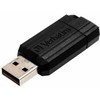 Pendrive Verbatim 4GB USB-A 2.0 PinStripe juoda 49061