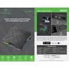 Vertux Glare nešiojamojo kompiuterio aušinamas žaidimų stovas 2x USB LED
