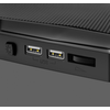 Vertux Glare nešiojamojo kompiuterio aušinamas žaidimų stovas 2x USB LED