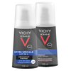 Vichy Homme 24H Ultra-Refreshing Dezodorantas dezodorantas vyrams, 2 x 100 ml