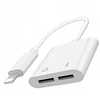 4Kom Wooco J-008 dvigubas garso ir įkrovimo adapteris (2 x „Lightning“)