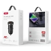 XO automobilinis įkroviklis CC56 PD 30W QC 1x USB 1x USB-C juodos spalvos