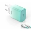 XO laidinis įkroviklis CE18 PD 30W 1x USB-C mėlynos spalvos-baltos spalvos + kabelis USB-C - Lightning