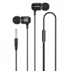 XO laidinės ausinės EP57 jack 3,5mm juodos spalvos
