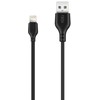 XO kabelis NB103 USB - Lightning 2,0 m 2,1A juodos spalvos