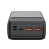 XO laptop power bank PR201 65W 30000mAh juodos spalvos