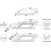WHIRLPOOL indukcinė kaitlentė WF S7560 NE 60 cm, 1 FlexiSlide, Booster, Juodas