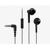 Į ausis įstatomos ausinės su mikrofonu Panasonic RP-TCM55E-K, Juodos