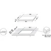 Kaitlentė Whirlpool W-Collection SMO 658C/BT/IXL induktiotaso, 65 cm