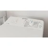 INDESIT | Skalbimo mašina | BTW L60400 EE/N | Energy efficiency class C | Top loading | Skalbimo talpa 6kg | 951 RPM | Gylis 60 cm | Plotis 40 cm | Baltas
