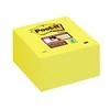 3M Lipnūs lapeliai Post-it Super sticky kubas, 76 x 76 mm, 350 lapelių, geltona