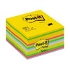 Lipnūs lapeliai Post-it Ultra kubas, 76 x 76 mm, 450 lapelių, įvairios spalvos