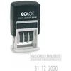 Antspaudas COLOP Mini Dater S160 D03, korpusas juodos spalvos, su bespalve pagalvėle