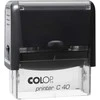 COLOP Printer C40, juodas korpusas, priekinis vaizdas