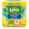 Aromatizuota žalioji arbata LOYD mėtos ir Manuka medaus skonio, 20x1,7g