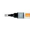 Baltos lentos žymekliai NOBO Liquid Ink, 6 vnt., įv. spalvų
