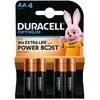 Baterijos DURACELL Optimum, AA, 4 vnt.