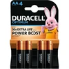 Baterijos DURACELL Optimum, AA, 4 vnt.