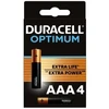 Baterijos DURACELL Optimum, AAA, 4 vnt.