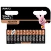 Baterijos DURACELL Simply AAA, 12 vnt.