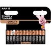 Baterijos DURACELL Simply AAA, 12 vnt.