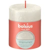 Bolsius Žvakė - cilindras RUSTIC, dramblio kaulo, D 6,8 cm, H 8 cm, vnt