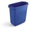Durable Šiukšlių dėžė rūšiavimui DURABIN® 60L stačiakampė, mėlyna sp. (dangtis perkamas atskirai)