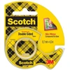 Dvipusė lipni juostelė SCOTCH, 12,7 mm x 6,3 m, su dėkliuku