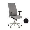 Ergonomiška vadovo kėdė NOWY STYL SOLO R STEEL AL70, juoda sp. CN9
