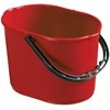 Filmop Plastikinis kibiras PLUTO, 12 l, raudona sp.