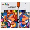 Flomasteriai CARIOCA Plus 12 spalvų