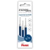 Gelinės šerdelės PENTEL Energel M, 3 vnt., mėlynos sp.