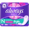 Higieniniai įklotai ALWAYS Dailies to GO Fresh Scent 20, vnt.