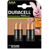 Įkraunamos baterijos DURACELL AAA 900 mAh, 4 vnt