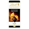 "LINDT EXCELLENCE" juodasis šokoladas su apelsinais, 100 g