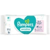 Pampers Sensitive Servetėlės Kūdikiams, 52 Servetėlės