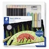 Kūrybinis rinkinys STAEDTLER 146 10C, 12 palvotų pieštukų + 4 žymekliai, drožtukas