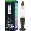 LED Lavos lempa,Itotal, su kintančia spalva, baltu vašku ir juodu pagrindu