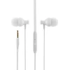 LogiLink BONBON ausinės su 3,5 mm lizdo jungtimi ir integruotu mikrofonu, balta